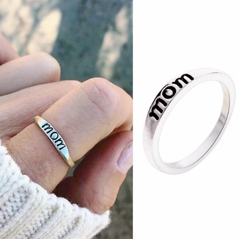 

День матери подарок кольцо семьи простой подарок ювелирные