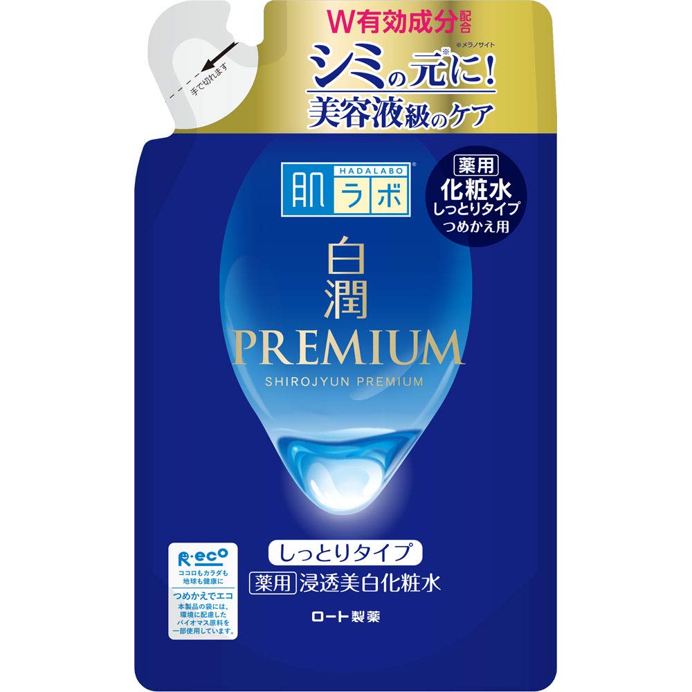 

Hada Labo Shirojun Premium Лечебный проникающий отбеливающий лосьон-рефилл 170 мл, Увлажняющий, [Квазилекарственное средство]