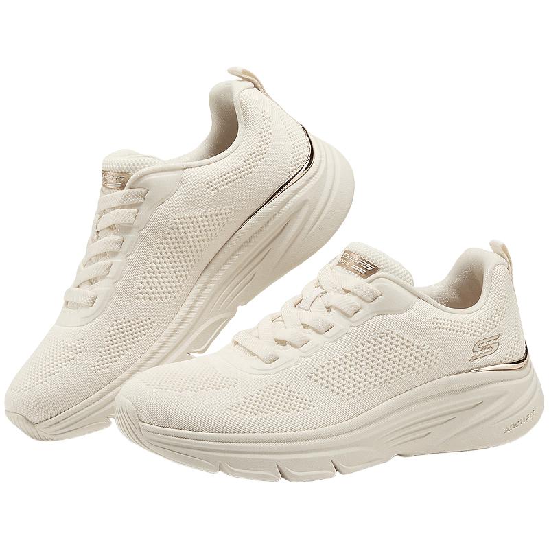 Skechers Women s Arch Support Casual Walking Shoes 7.5 грязно-белый