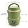 Microwave Safe 304 Stainless Steel Bento Box Thermal Lunch Box Portable Leakproof Insulated Kids Food Container Stackable
