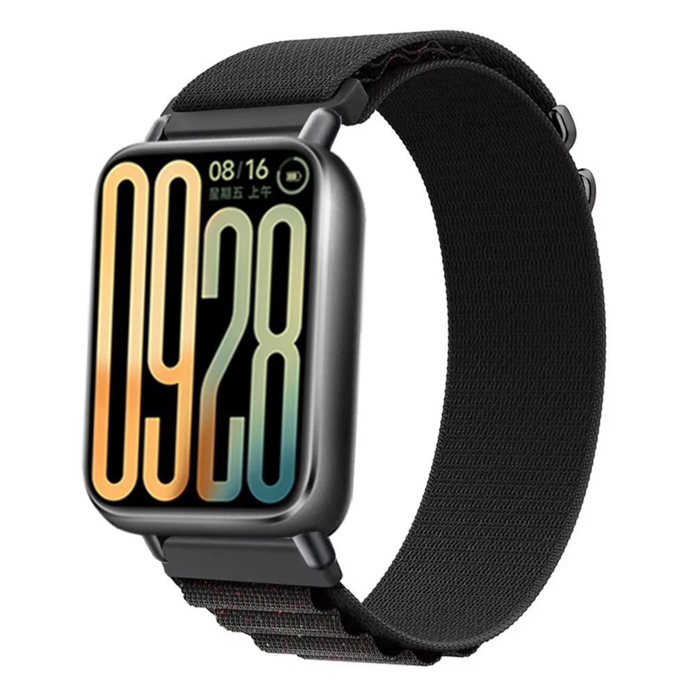 Nylonowy pasek Alpine Loop do Redmi Watch 4/5/6 Sport Oddychająca bransoleta Smartwatch do Xiaomi Mi Band 8 Pro/9 Pro Pasek Correa