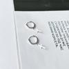 Kolczyki srebrne bez kamieni (2144403)