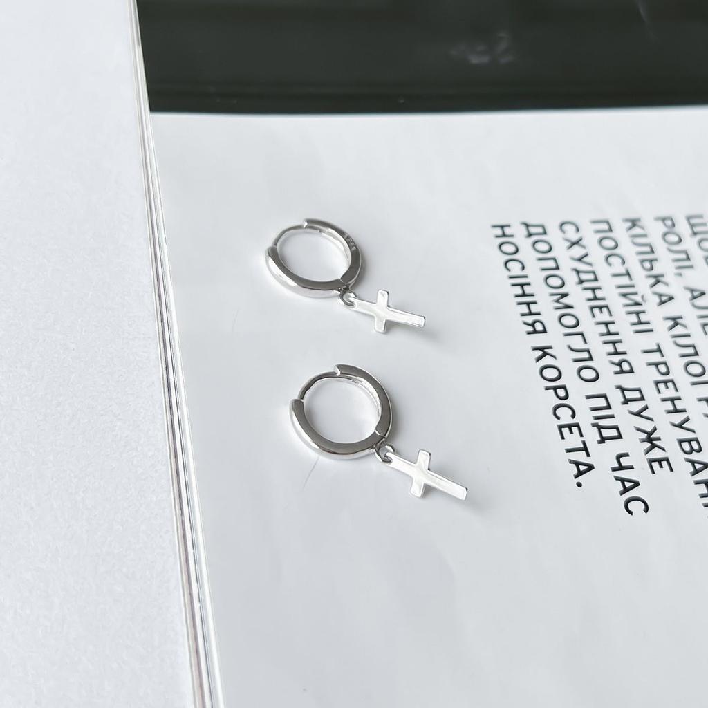 Kolczyki srebrne bez kamieni (2144403)