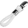 2025 Bathroom Towel Clips Braided Cotton Towel Clip with Metal Clamp 1PCS for Home Bathroom Kitchen Storage Pegs