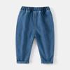 Boys Denim Jeans Casual Outdoor Long Pants Comfortable Cotton Trousers for Kids
