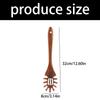Ergonomischer Griff Kochlöffel Holz 30cm Länge Antihaft Spaghetti Gabel Zange für Hausköche und Professionelle Nutzung