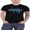 Deftones T Shirt Static Skull Band Logo Official Mens Black Size Small