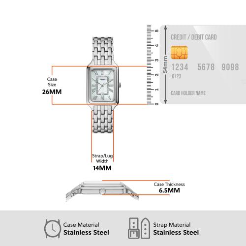 Fossil RAQUEL ES5306 Women's Silver Watch