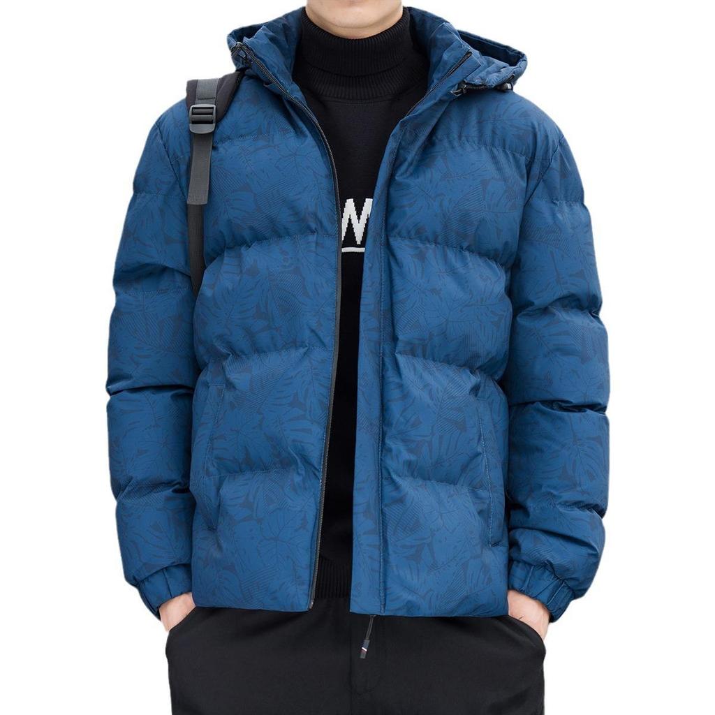 Winter Loose Thickened Warm Maple Leaf Bread Jacket Jacket Korean Version Trendy Cotton-padded Jacket