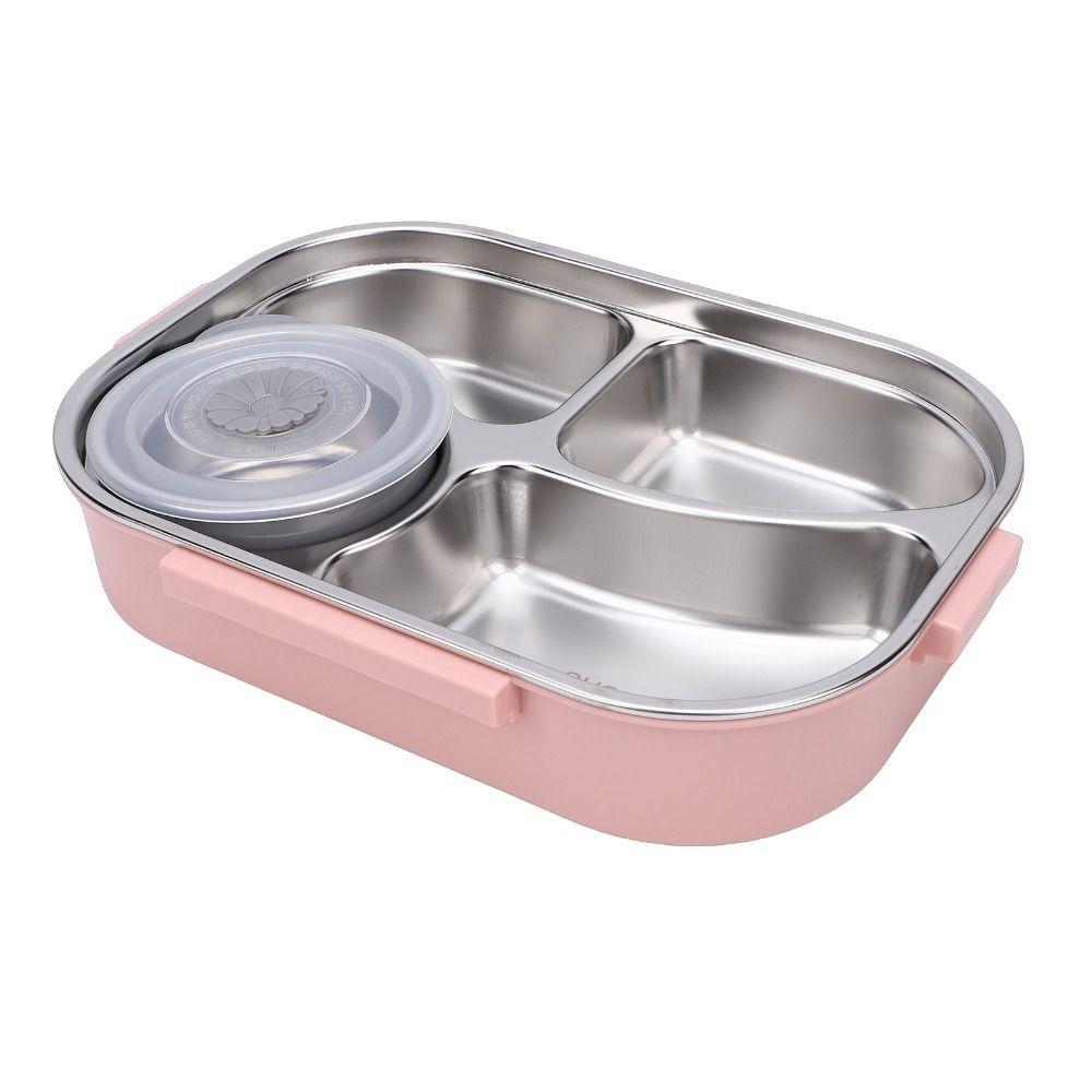 Easy to Clean Lunch Container Convenient Leakproof Food Storage Durable Stainless Steel Box  Travel