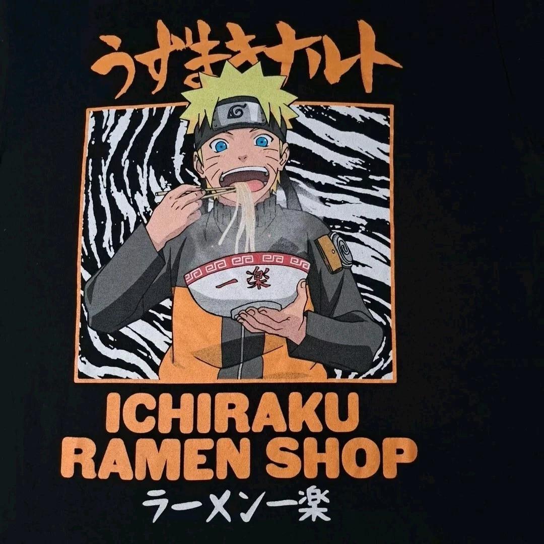 

Naruto Shippuden Men s Ichiraku Ramen Shop Graphic T-Shirt Black Large 3XL