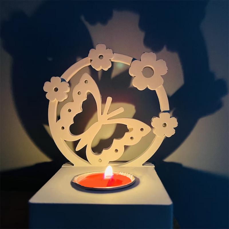 1PCS Butterfly & Floral Resin Mold - Elegant Butterfly Design with Heart Cutouts, Durable Silicone Mold for Crafts, Home Decor