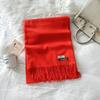 Solid color scarf women's winter new imitation cashmere scarf multi-color warm scarf long shawl