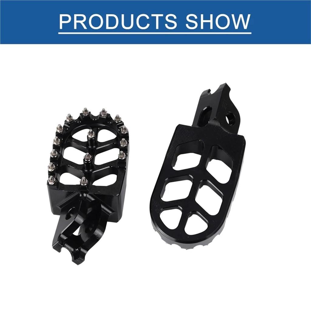 Motorcykel Fotpinne Passar Honda CRF250RX CRF450RX CRF450 Tillbehör Fotpinnar Pedalstöd Fotstöd Fotpinnar Halkfria Pedaler (Blå)