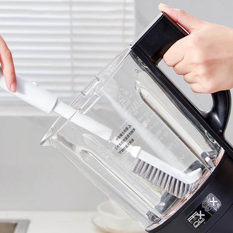 Sink Brush Cleaning Cup Brush with Retractable Long Handle Wall Hanging Crevice Sink Cleaning Scrub Brush Cleaning Accessories