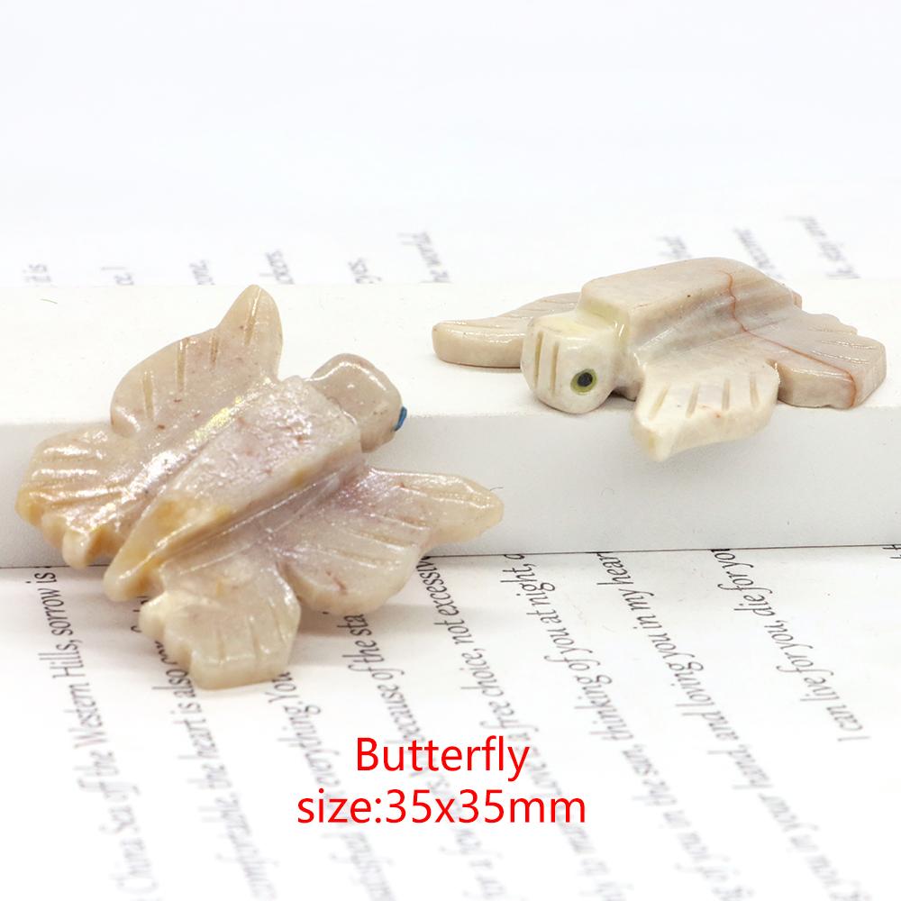 Mini Animals Frog Figurine Ornament Natural Shoushan Stone Carving Healing Crystal Fish Dinosaur Statue Room Desk Crafts Decor