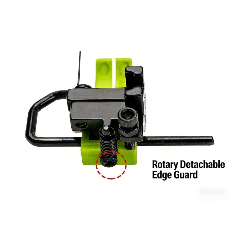 5-in-1 Mehrzweck-Rollsaumfuß mit linken und rechten Führungen Nähmaschinenfuß für Stoffschneiderei Quilting