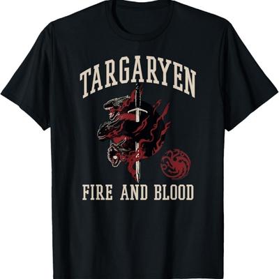 Game of Thrones Targaryen Fire and Blood T-Shirt