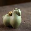 Yixing Zisha "Instant Wealth" Zodiac Horse Tea Pet - Tang Horse Figurine for Prosperity