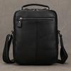 Men'S Shoulder Bag Leather Fashion Handbag Cowhide Shoulder Messenger Bag Ipad Bag Simple Men'S Bag Casual Satchel