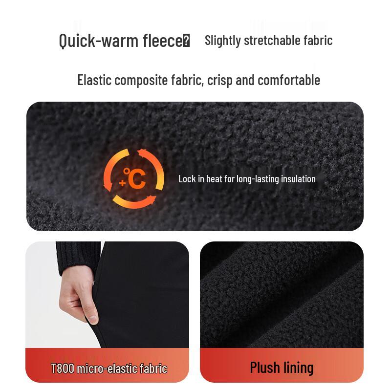 Jingdong Jingzao Men's Thickened Casual Suit Pants