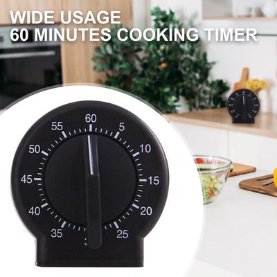 Δεν απαιτείται μπαταρία Χρονοδιακόπτης Δυνατός Ήχος Πλαστικό Ευέλικτο Χρονοδιακόπτης Μαγειρέματος 60 Λεπτών Είδη Κουζίνας