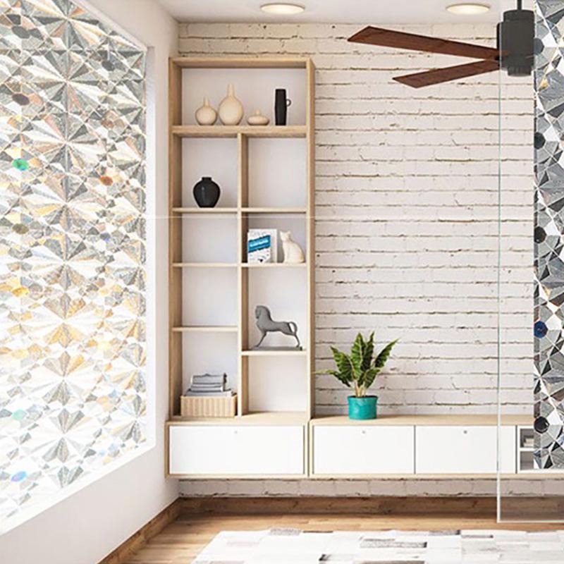 Frosted Window Film Privacy Static Cling Glass Sticker Anti-UV Anti-Glare Decorative Film for Home Office Bathroom