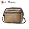 Men's Genuine Leather Messenger Bag - Casual Fashion, First Layer Cowhide, Small Shoulder Bag for Business and Travel.