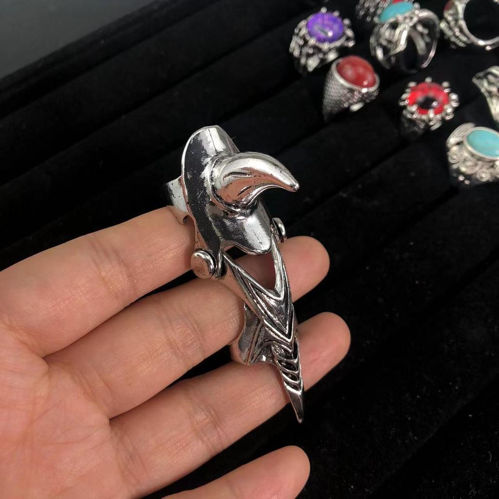 Men's Fashion Skull Finger Rings - Bendable Joint Design In 10 Styles