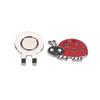 Durable Stainless Steel Golf Hat Cap Clip with Magnetic Ball Marker Accessory Ladybug