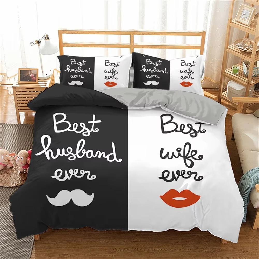 Geometric Pattern Down Comforter Set Bedding Set 3-piece Coverlet Set