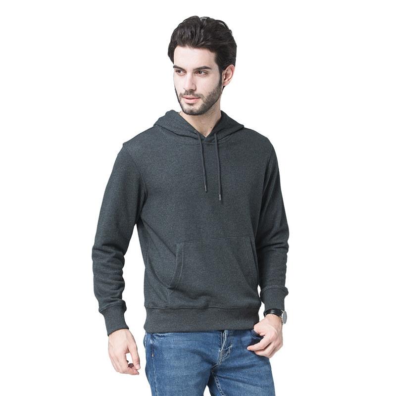 Solid Color Men Hoodies Mens Sweatshirt Fashion Streetwear Casual Men's Loose Breathable Pullovers