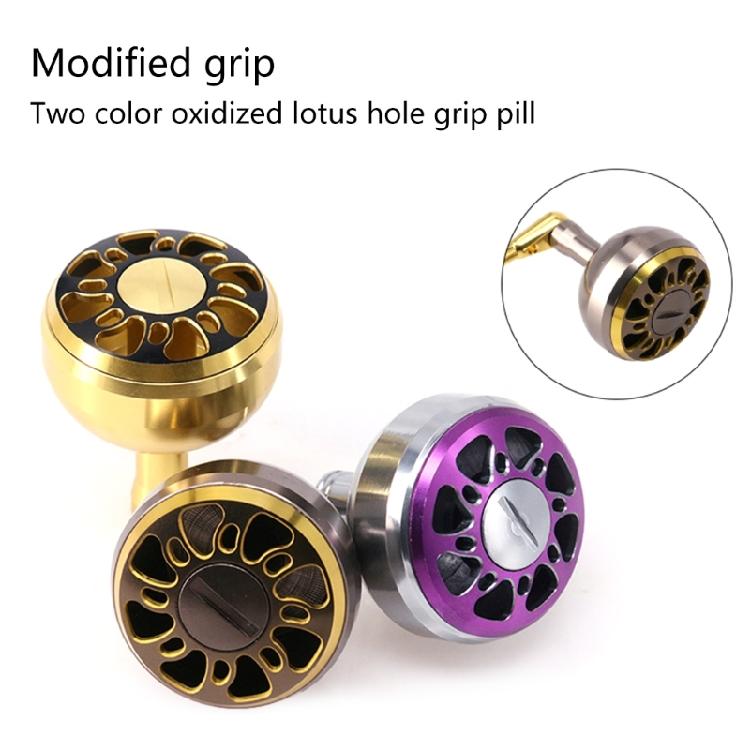 Fishing Line Wheel Handle Knob Grip Metal Fishing Handle Knob Replacement Baits Casting Reels Power Knob Easy to Install