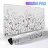 Bohemian-Style Floral Plants Mouse Pad Plant Aesthetics XXL Gamer Laptop Keyboard Desk Mat PC Extended Pad HD Office Accessories