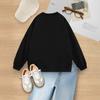 Girls' Fashionable Colorful Rainbow-patterned Hoodie for Autumn Children's Casual Hoodie