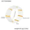 Fashion Colorful Resin Waterproof Wide Bangle Women's Punk-style 316 Stainless Steel Gold-plated Chunky Bracelet Y2K Zircon