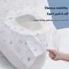 Disposable Toilet Seat Covers - 20/50Pcs, Adorable Rabbit & Heart Design, Soft & Sanitary, Portable for Travel, Airplane, and Public Restrooms