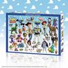 Tenyo [Made in Japan] 1000-Piece Jigsaw Puzzle Disney Toy StoryCharacter Collection (51x73.5cm) D-1000-894, Includes Glue, Spatula, and Service Card