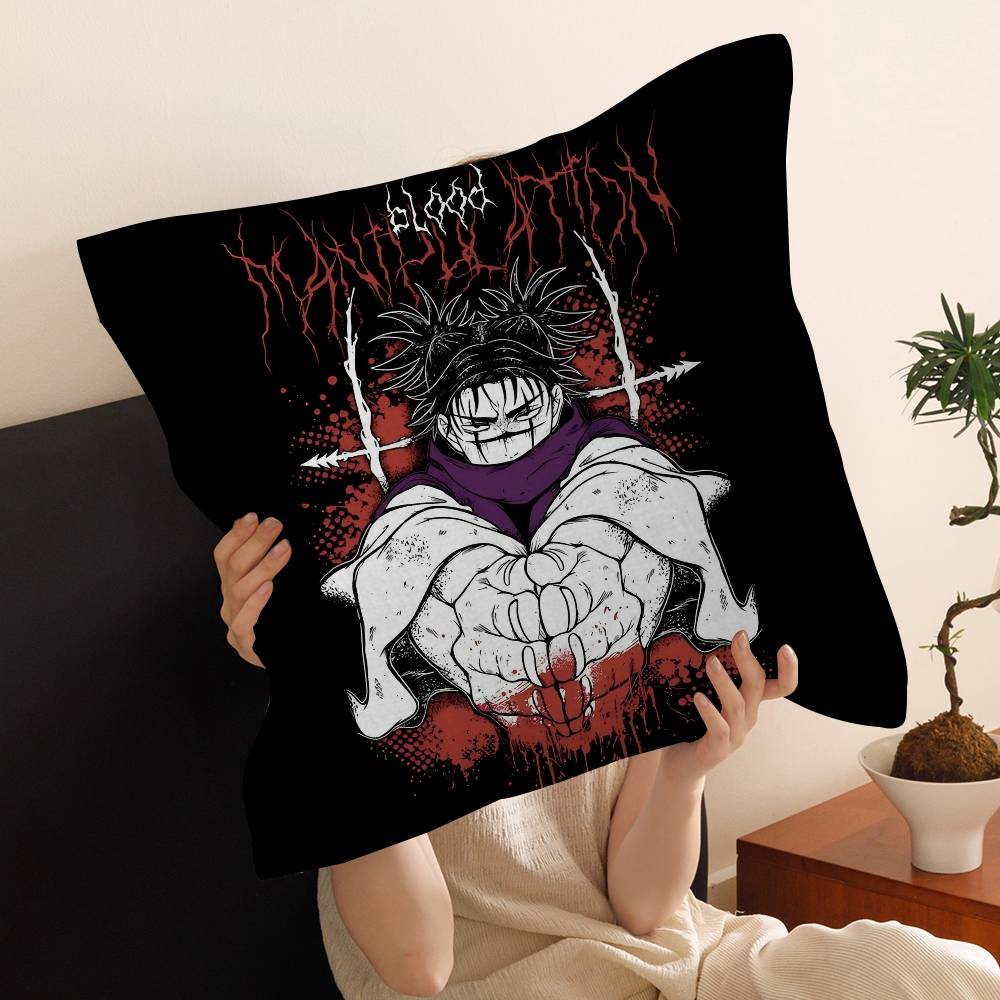 Choso J-Jujutsu K-Kaisen Anime Pillow Cushion Cover Pillowcase Living Room Sofa Home Decor Customized