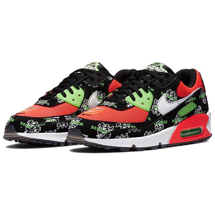 New Nike Air Max 90 SE Worldwide - Black Katakana Logo Women's DA1342-013