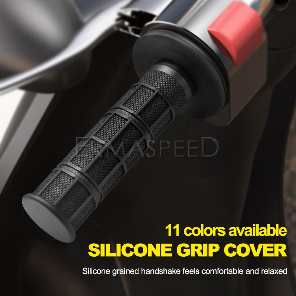7/8"; 22mm 25mm Motorcycle Hand Grips Non-slip Rubber Bar End Handlebar Throttle Grips Universal Sport Dirt Bike Motocross