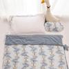 Autumn Winter Baby Blanket with Removable Inner Layer - Soothing Swaddle for Newborns and Toddlers.
