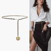 Chain Belt Female Waist Metal Belts For Women Luxury Tassel Thin Waistband Dress Coat Adjustable Corset