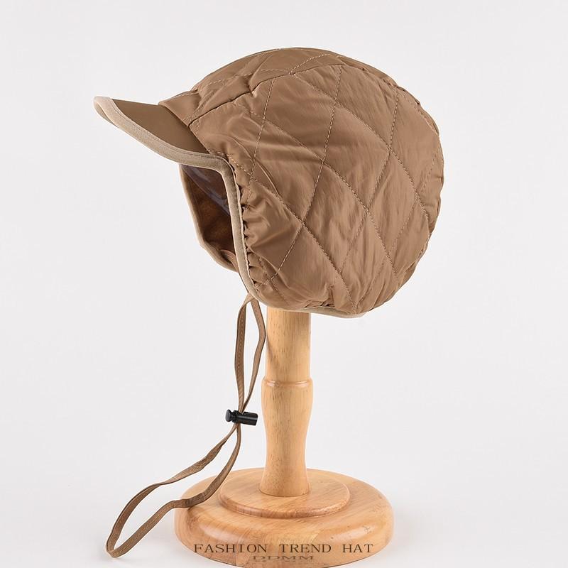 Down Cotton Cap Children Winter Motorcycle Helmet Liner Liner Windproof Short Brim Duck Tongue Lei Feng Cap Male Cycling Cap