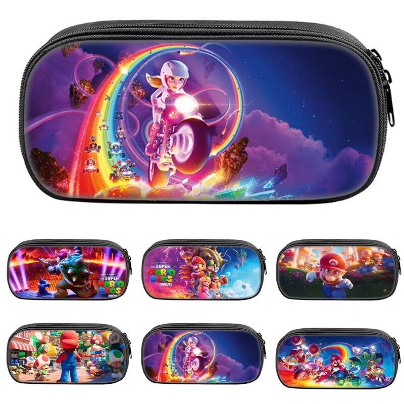 Nintendo Super Mario Pencil Case For Elementary School Students Cartoon Style Pen Storage Bag