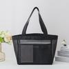 Large Capacity Nylon Mesh Handbag - Portable Shoulder Beach Shopping Bag