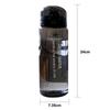 780ml LeakProof Active Water Bottle Oval Clear Plastic Kettle Portable Spacious Outdoor Use Travel Fitness Summer Drinking Cup