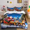 Festive Sleigh Wonder Bedding Sets Duvet Cover Sets Duvet Covers Pillowcases(1*Duvet Cover 2*Pillowcases Without Duvet Insert)