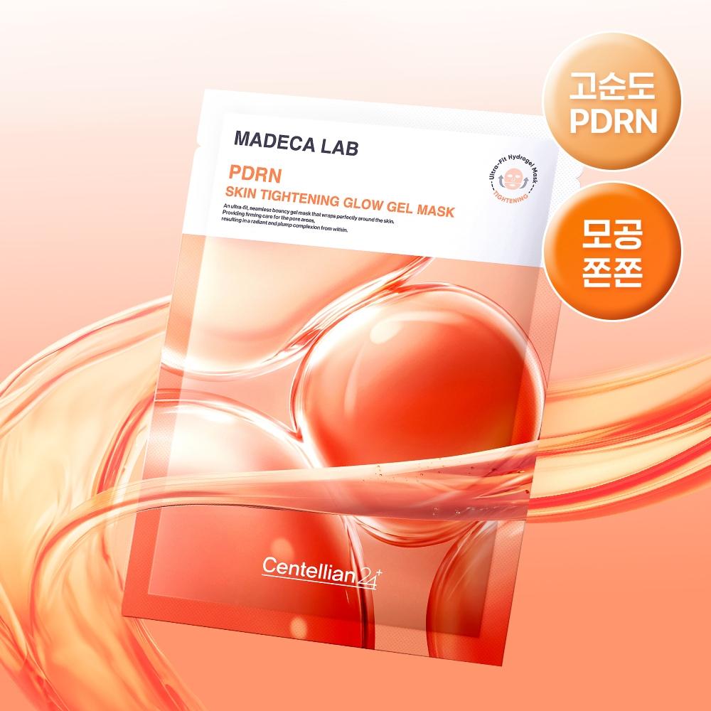 Centellian24 [cheongdam Shoptem] Centellian24 Madeca Lab Pdrn Skin Tightening Glow Gel Mask Pack 1 Sheet Pdrn Gel Mask 1 Sheet