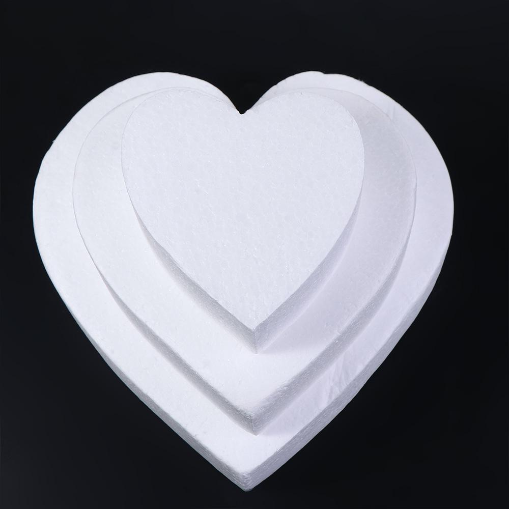 Wedding Decor Sugarcraft Styrofoam Kitchen Accessories Heart Shaped Practice Model Dummy Cake Model DIY Model Cake Foam Mould